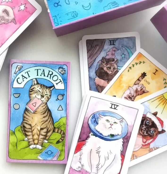 Pack Cat Tarot + Curso Michitarot by Purrfect