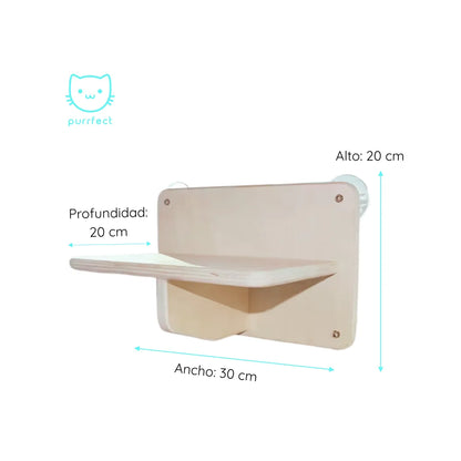 Repisa Rectangular con ventosas