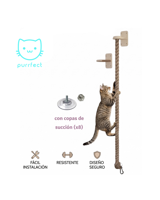 Cuerda de Escalada con ventosas
